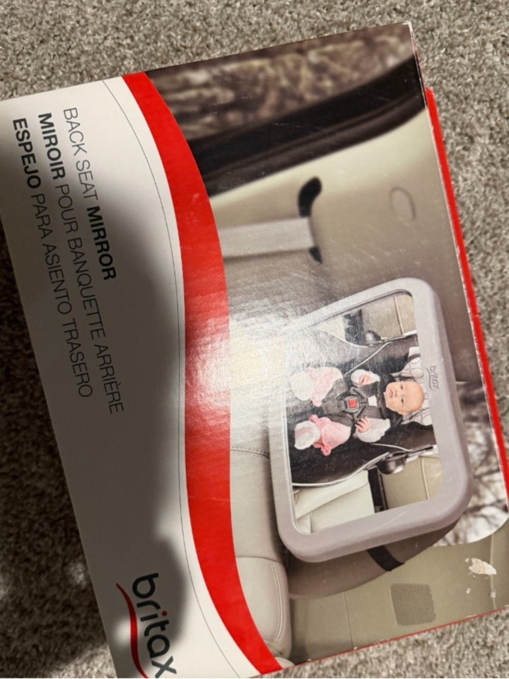 Britax White and Red Packaging with Britax Logo
